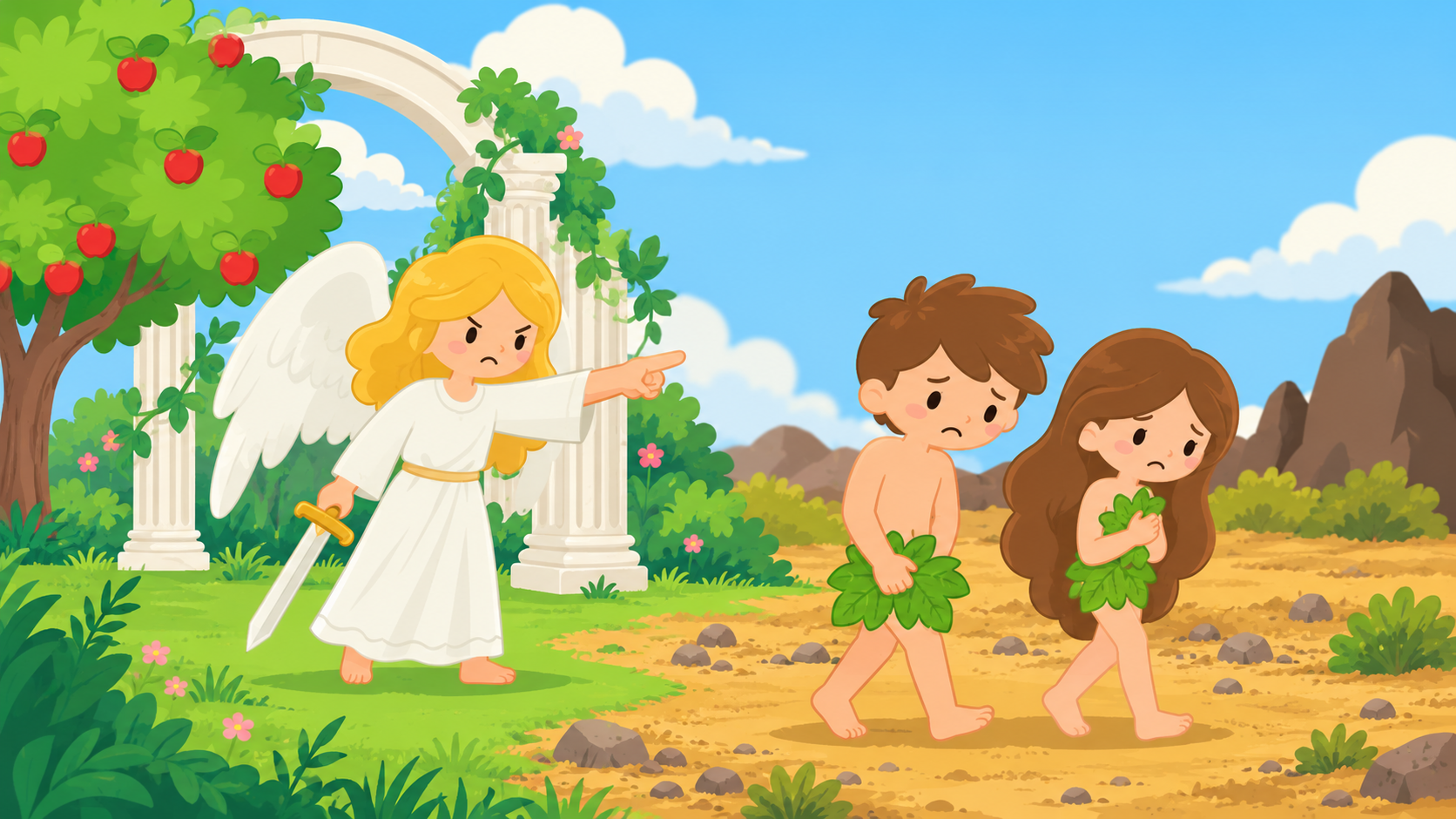 Adam and Eve expelled from Eden